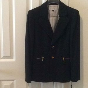 Black two piece Tahari suit